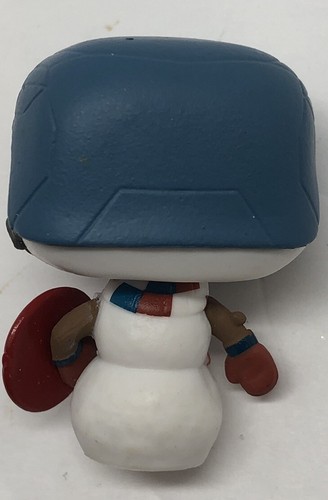 Calendario dell'avvento natalizio 2022 FUNKO MARVEL PUPAZZO DI NEVE Capitan America PocketPop! - Foto 4 di 5