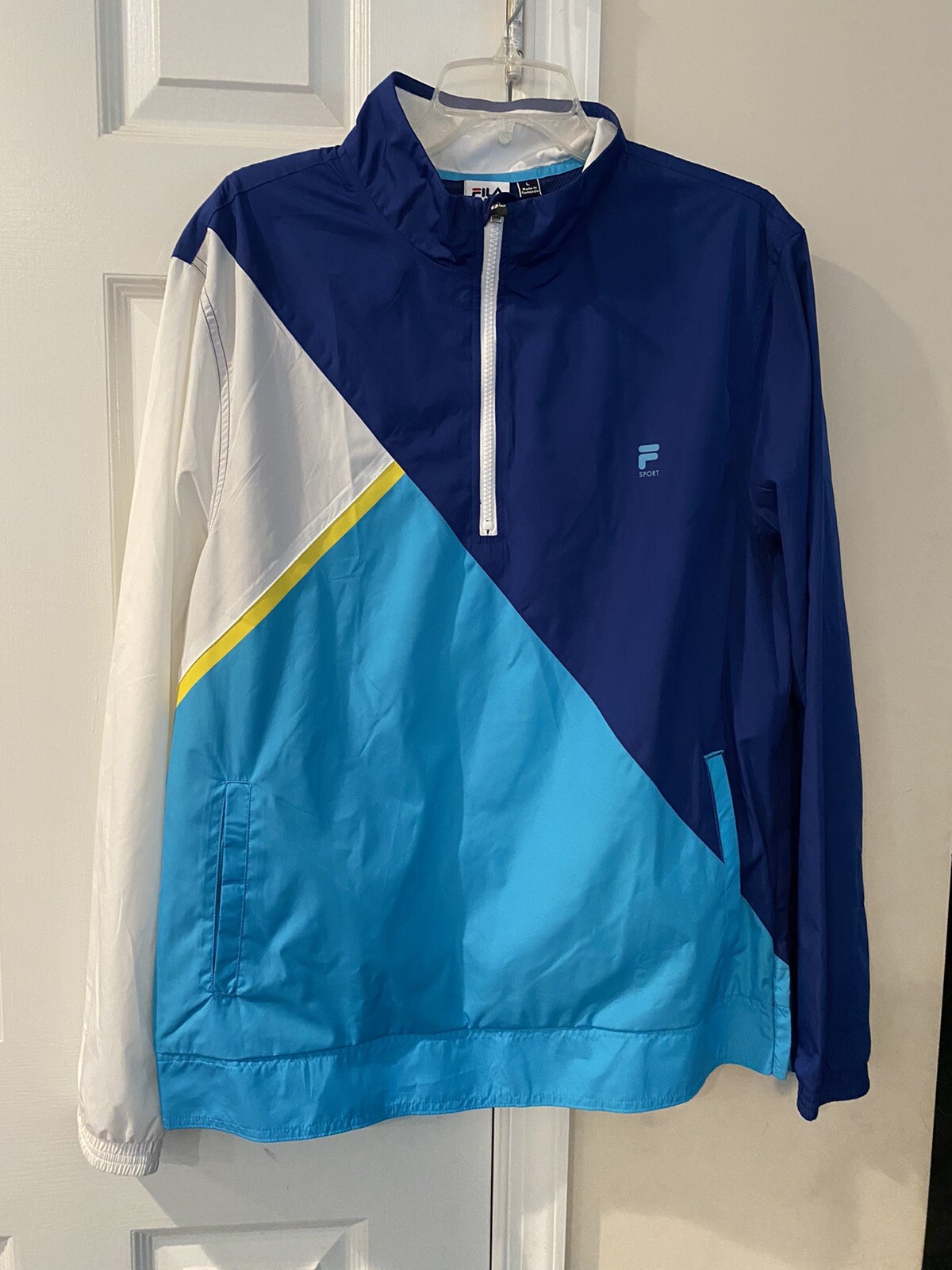 FILA Sport Golf 1 4 Giacca Pullover con Cerniera Taglia L