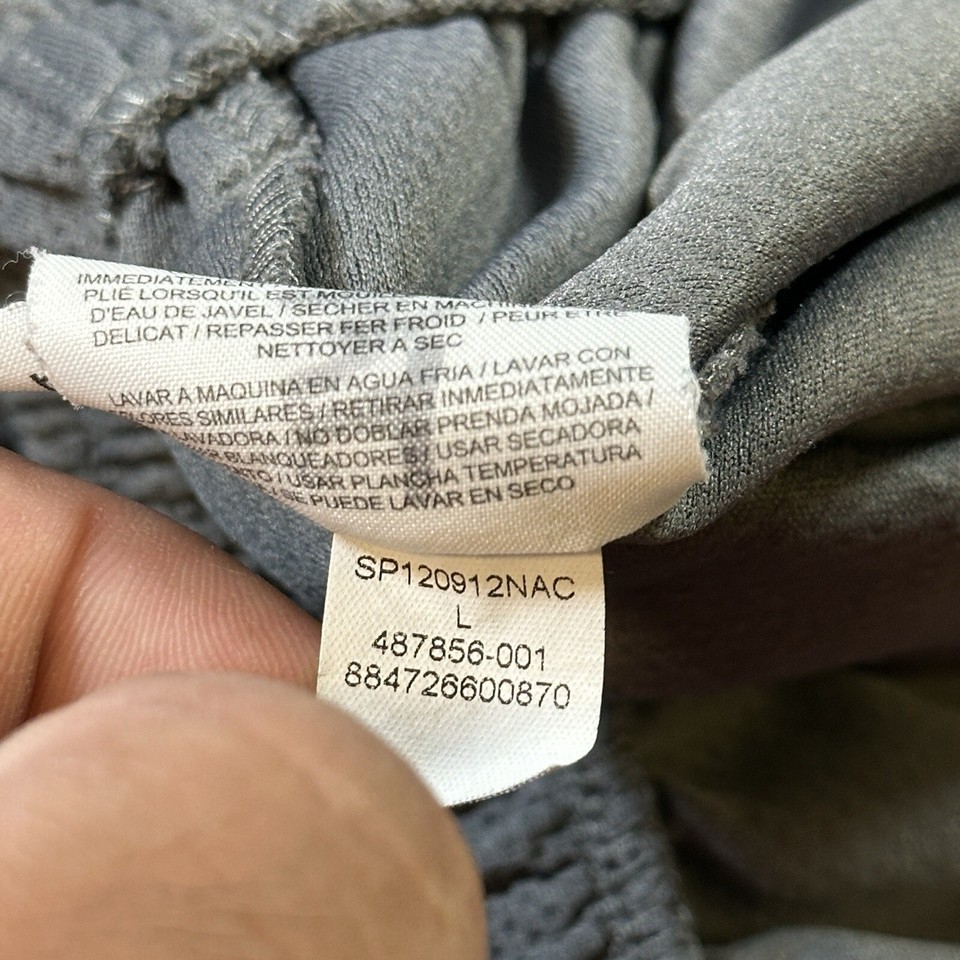 Jordan Basketball Shorts Mens Large Gray Jumpan Logo Red Drawstrings eBay