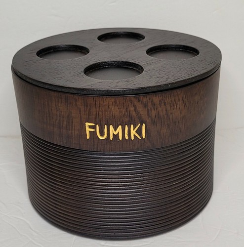 Japanese Green Stone Ceramic Sake Set With Wooden Cover And Box - Picture 6 of 10