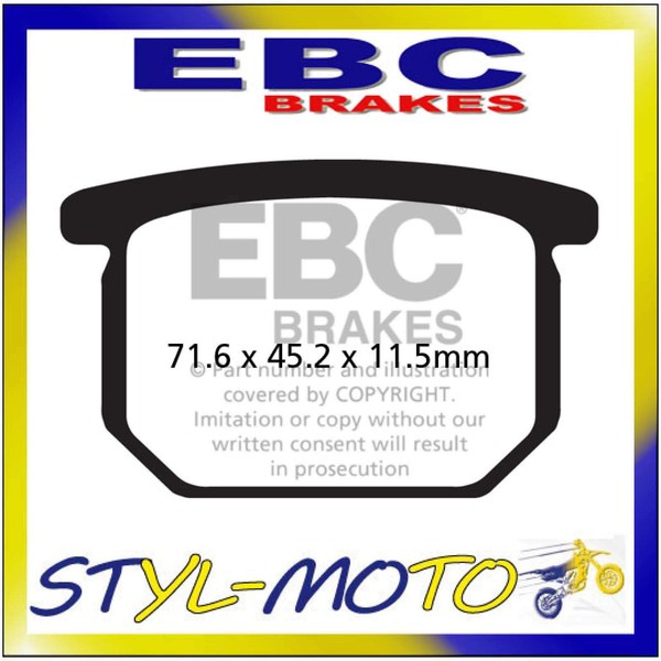 FA065 BeläGe Organisch Aramid Vorne EBC Suzuki XN 85 Turbo 1983-image