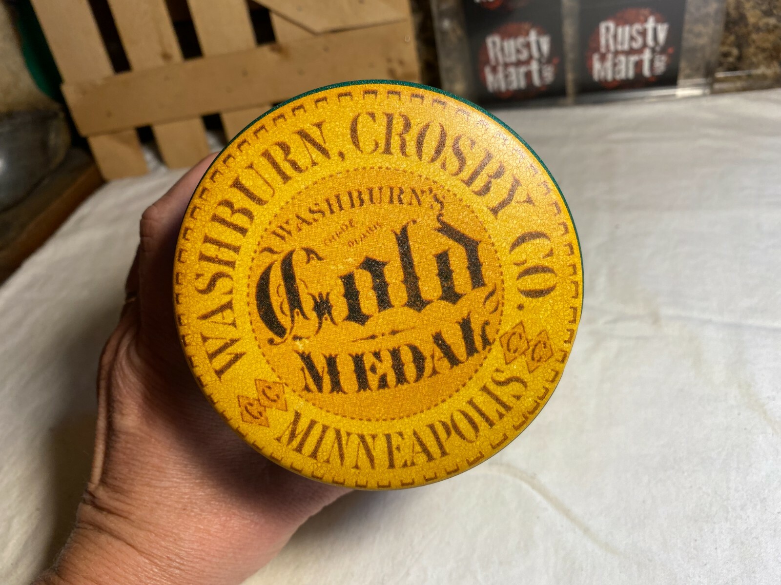 Vintage Washburn, Crosby Co ~ Gold Medal Flour Collectible Tin