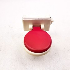 Fisher Price Loving Family Dollhouse Furniture Bathroom Toilet 1993 Replacement