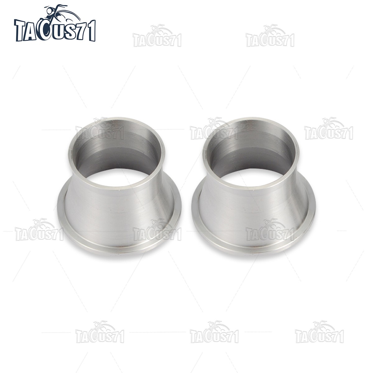 Stainless E Motorcycle Anti-Reversion Drag Pipe Exhaust Power Torque Cones For Harley 1 3 4” Pip I.1400573359 - Foto 2