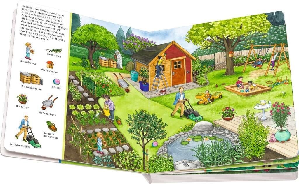 Thumbnail - Mein Großes Sachen Suchen: Bei Uns Garten, Gebundene Ausgabe 2-4+jahre