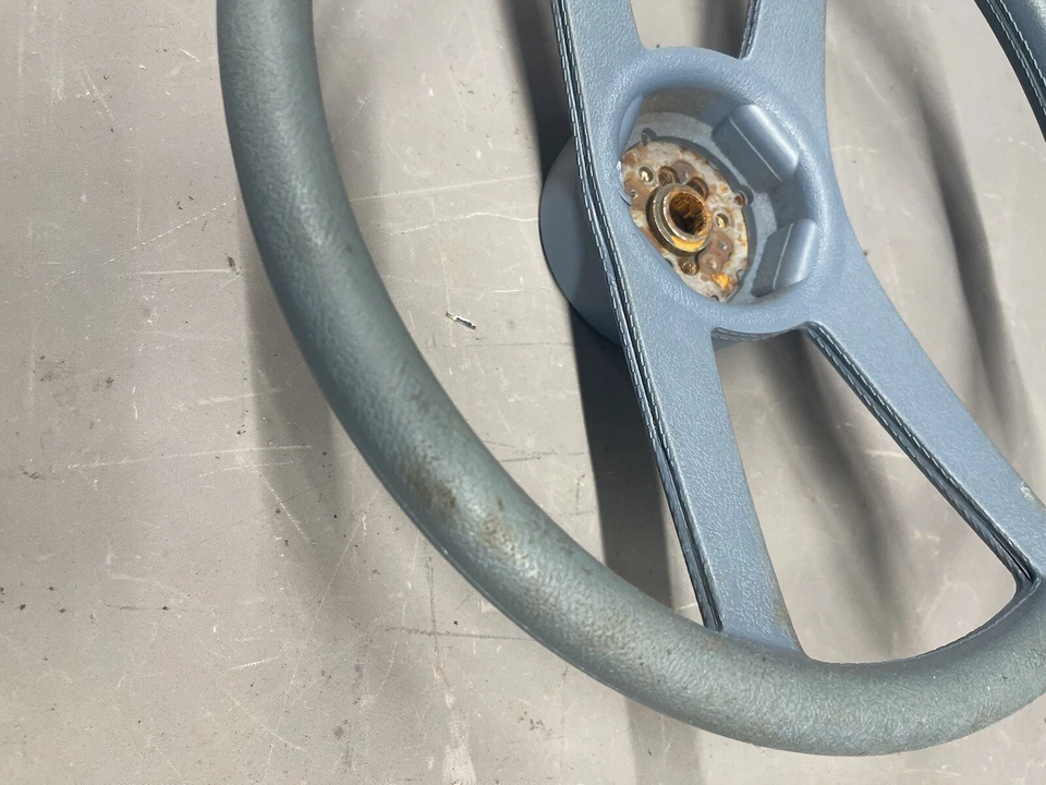 Volante Chevy Camaro Chevelle Nova Impala 1970-1981 cuerda interior azul original Foto 3 de 4