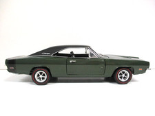 HOT WHEELS - 1969 DODGE CHARGER HEMI - 1/18 DIECAST