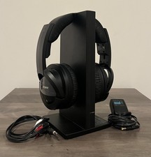 Sony MDR-RF985R Wireless Stereo Headphones TMR-RF985R RF Transmitter Dock Tested
