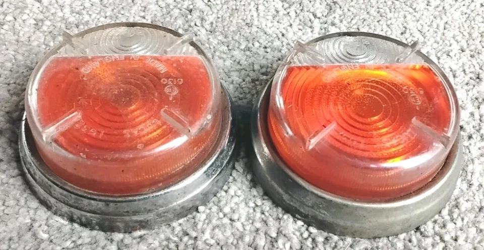 Morris Minor MGA Austin A40 A60 Indicator Side Light Lens Lucas L632 2 — 第 3/4 张图片