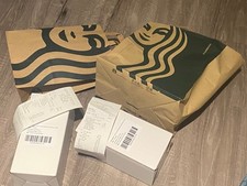 1 x Starbucks Barista Bear Glass Cup Limited Edition Authentic With Receipt, Box