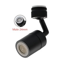 1Pc F22mm/M24mm Splash Filter Faucet Kitchen Bathroom Tap 720 Degree Water Savin