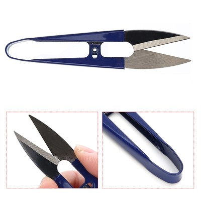 12Pcs Thread Clipper U-förmige Schere Frühling Garn Cutter Nähen Stickerei