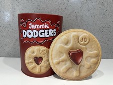 Jammie Dodgers Tin Large Reusable Cookie Biscuit Barrel Storage Container