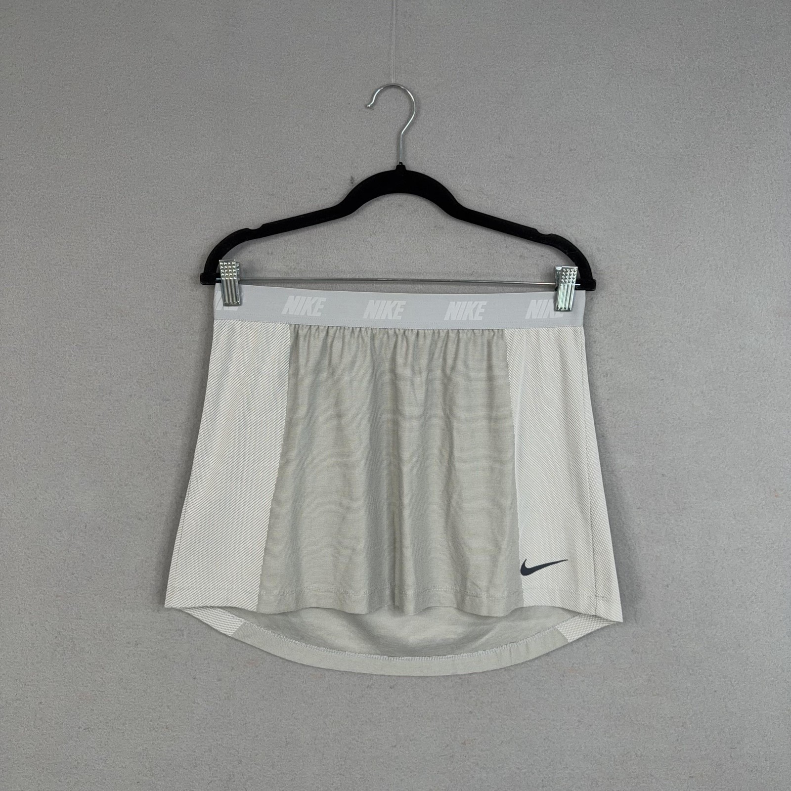 Skirt Womens Medium Gray Dri-fit Elastic Waist Pocket Tennis