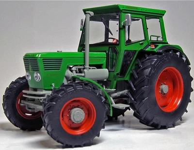 WEISE-TOYS, DEUTZ D 130 06 avec Cabine ( 1977-1978 ) - Jantes rouges, échell...