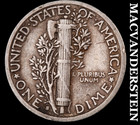 1940-S Silver Mercury Dime - Scarce  Better Date  No Reserve  #M556 — photo 2