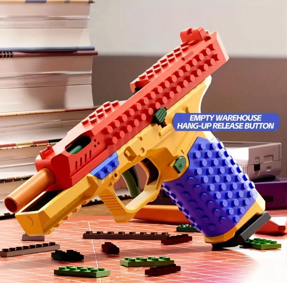 Juego de construcción de pistola de bloque SIG17 — Juguete de disparo de bloques de construcción 🔫 Foto 4 de 4