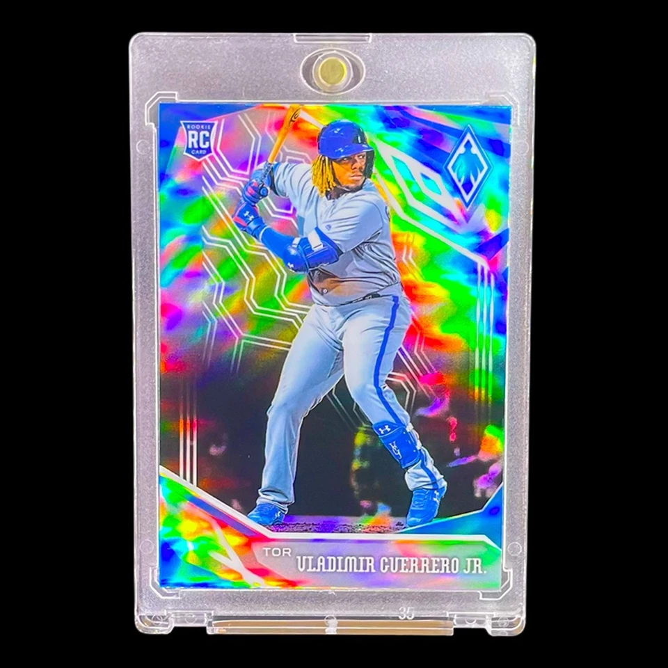 VLADIMIR GUERRERO JR. ROOKIE PRIZM REFRACTOR SILVER Phoenix SP Holo - Blue Jays Foto 2 de 4