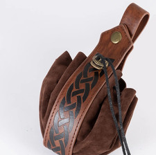 1pc Viking Medieval Belt Pouch Retro Waist Bag Coin Purse Holder - NEW
