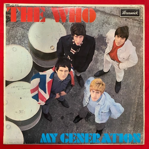THE WHO MY GENERATION UK BRUNSWICK LP LAT 8616 ORIGINAL 1965 FIRST PRESS VG++