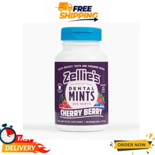 Zellie's |100% Xylitol Sugar Free Cherry Berry Breath 250 Count (Pack of 1) 