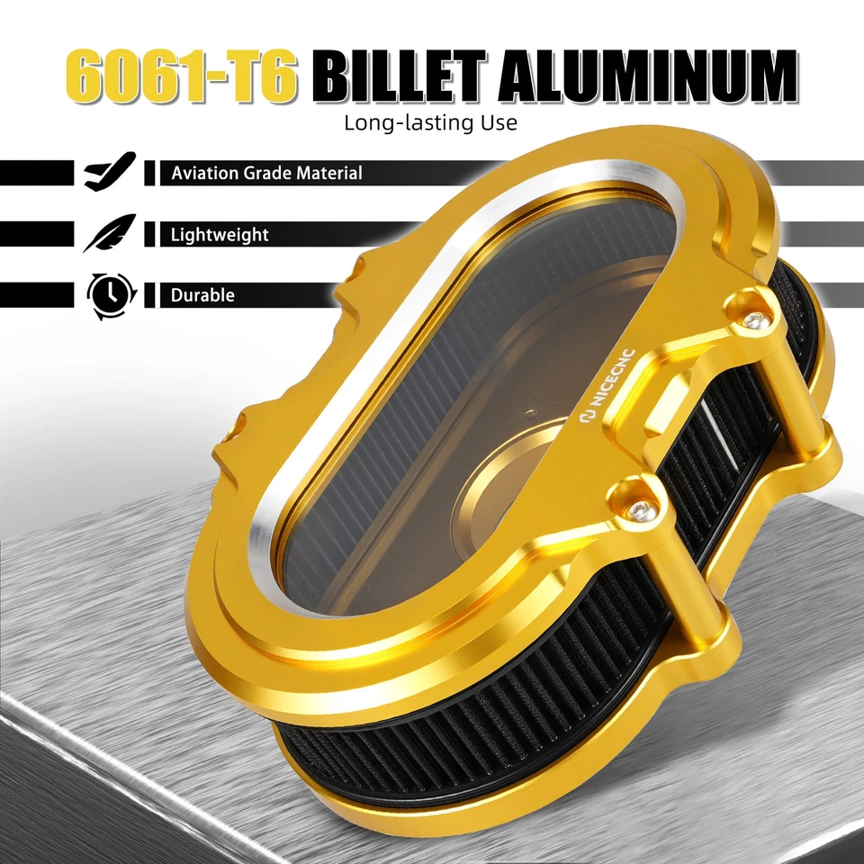 Воздухозаборный воздушный фильтр NICECNC для Harley Ultra Limited FLHTK 2017-2023 - Изображение 4 из 4