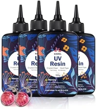 UV Resin 400g Crystal Clear Hard Type for Crafts