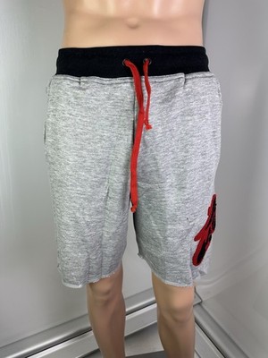 Fetty Wap Zoo Gang Records Men s Athletic Shorts Gray Black Red Logo Size S