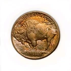 RAINBOW WELL STRUCK HIGH GRADE MINT STATE 1913 BUFFALO (P) TYPE 1 DETAILS