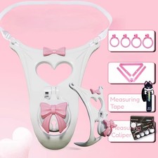 Heart-Shaped Chastity Cage Device Sissy Male CB Lock Abstinence Restraint