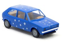 Brekina 25502 - Vw Volkswagen Golf 1 I Blau Sterne Pkw Modell 1:87 H0