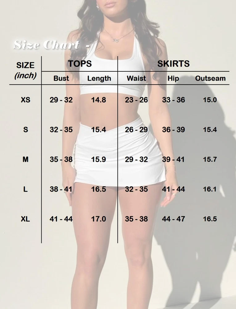 Piece Tennis Skirt Sets for Women 2 Piece Mini Skirt Set Going Out Golf Skort...