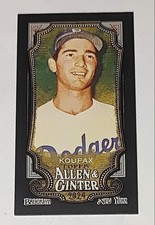 Sandy Koufax  2024 Topps Allen & Ginter Mini Black Border #312  