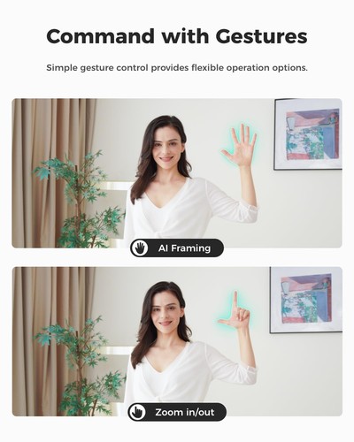 Meet SE 1080P 100FPS Webcam for PC, AI Framing Streaming Camera with 1/2.8" S... - 第 5/9 張圖片
