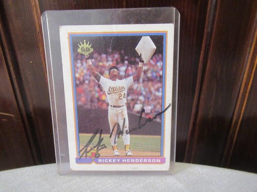 Rickey Henderson #692 1991 Bowman card