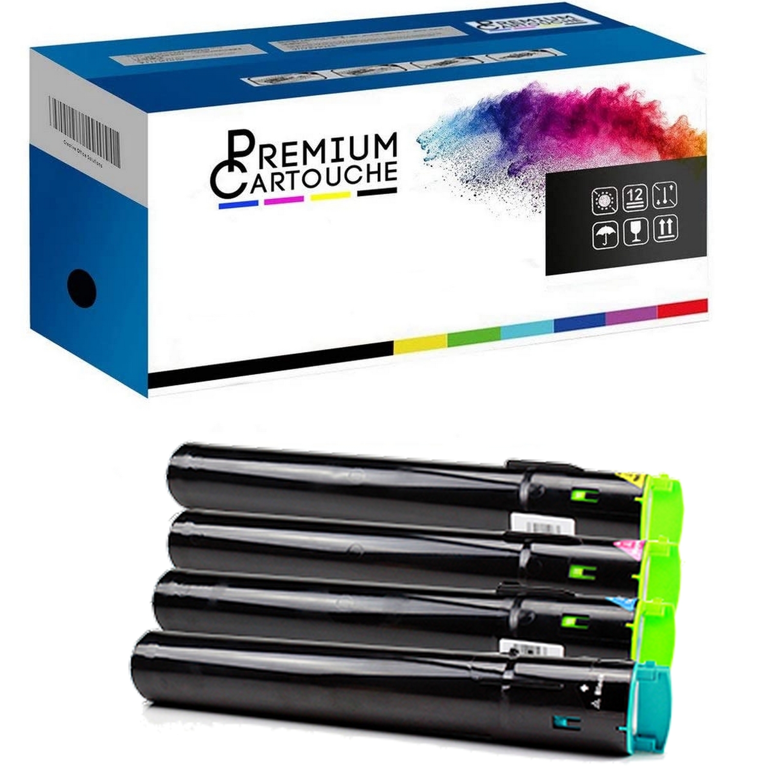 Cartouche toner 842057 842060 842059 842058 pour imprimante laser couleur