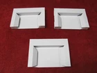 (3) SNES Cart tray. New die-cut white cardboard game drawer Super Nintendo