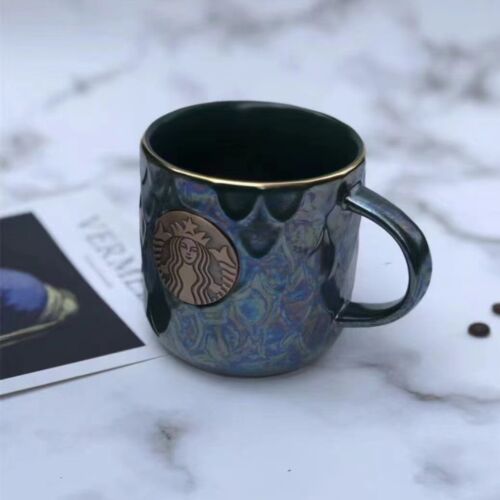 Starbucks klassische Retro-Mode schillernd bunt Fischwaage Keramik Kaffeebecher - Bild 4 von 7