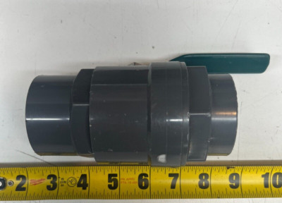1-1/2'' Van Enterprises Pro Series PVC Ball Valve Socket Connections