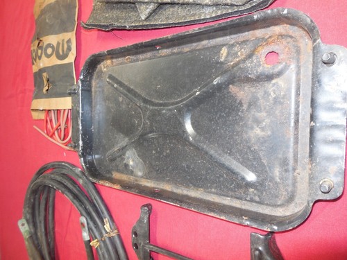 Vintage 1960 - 1970`s NOS Mopar Dodge Plymouth trunk mounted battery kit Cuda - Picture 7 of 10