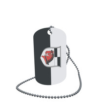 Dog Tag Flag Segnitz Dog Tag Aluminium 30 x 50mm