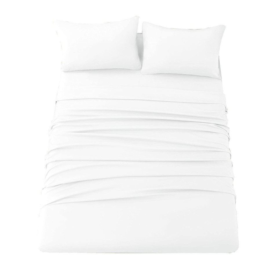 Ghooss Flat Sheet for Queen Size Bed,Ultra Soft and Bedding Flat Sheet