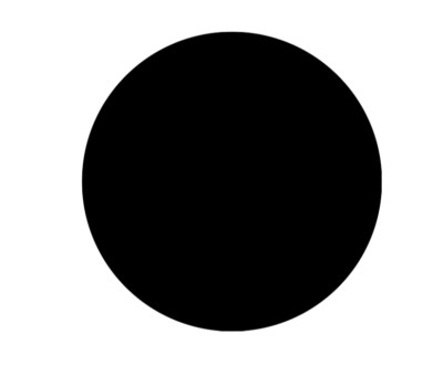 Set of two Circles Vinyl Die Cut Decal Stickers - Round Dot Spot Shape