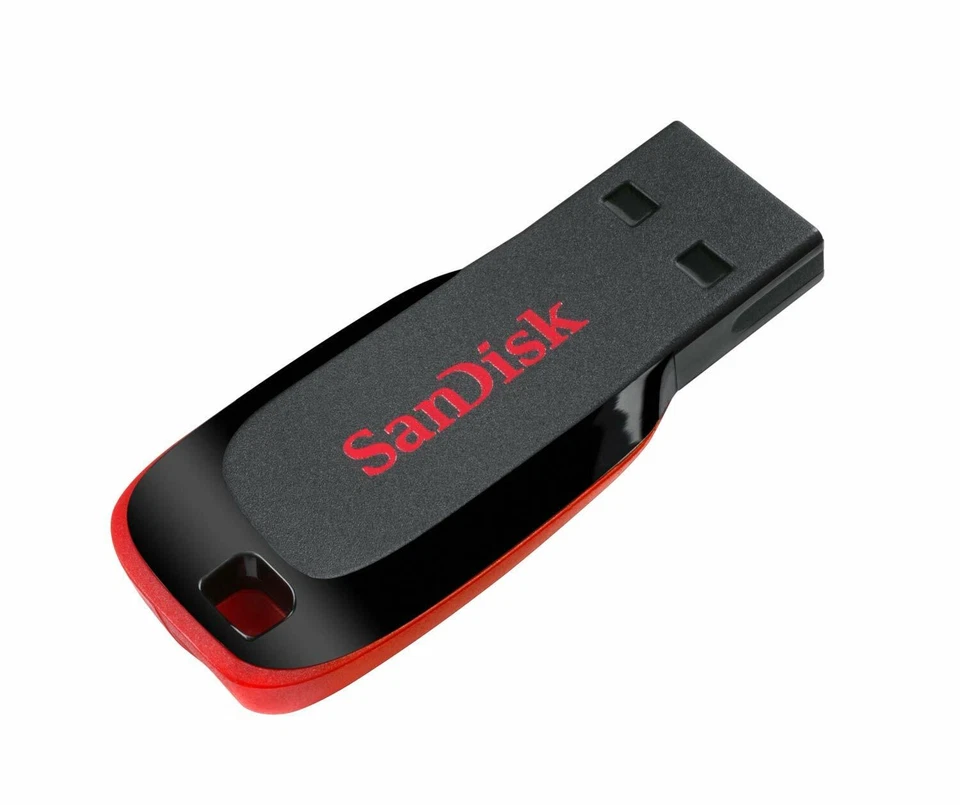 Sandisk 16GB 32GB 64GB 128GB Cruzer Blade Flash Drive Memory Stick USB Lote Paquete Foto 2 de 4