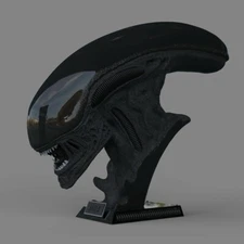 Alien Xenomorph Bust 3D Print Stl Model Diorama 3D print model