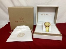 Versace Dafne Lime Green Dial Lime Green Leather  Ladies Watch