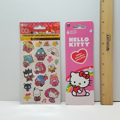 Sandylion Sanrio 60th Anniversary HELLO KITTY 4 Sheet Pack & 2012 6 Sheet Set