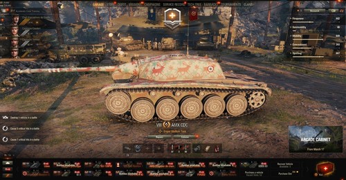 WOT account on EU - The best 12 lvl X & 13 Lvl 8 Gold Tank - Picture 5 of 6