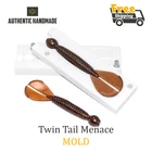 Twin Tail Menace Fishing Lure Bait Twister Mold Soft Plastic 86 mm 3.4"