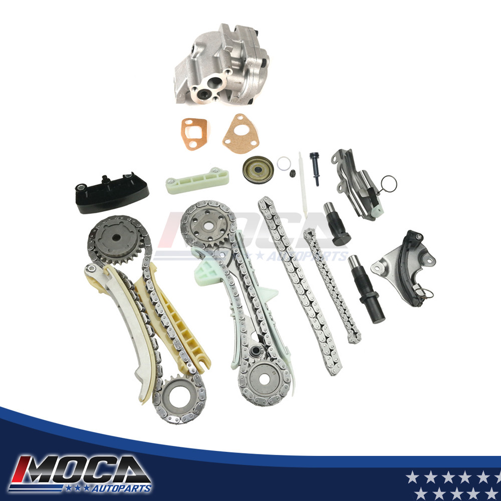 Timing Chain Kit W/o Gears Water Oil Pump Gasket For 97-02 Mazda Ford Mercury - Foto 4